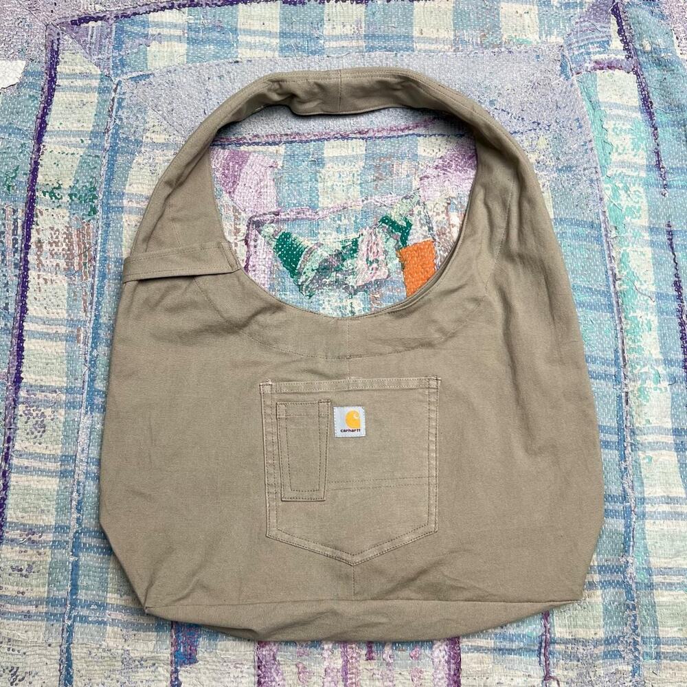 Upcycled Carhartt Hobo Bag | Upcycled shoulder bag